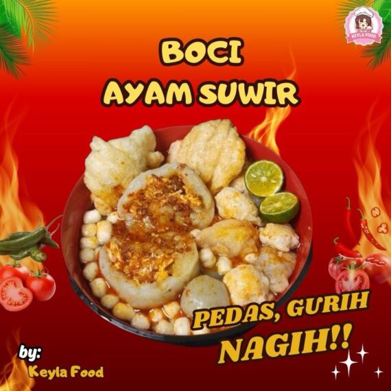 Boci Ayam Suwir Jumbo Makanan Instan